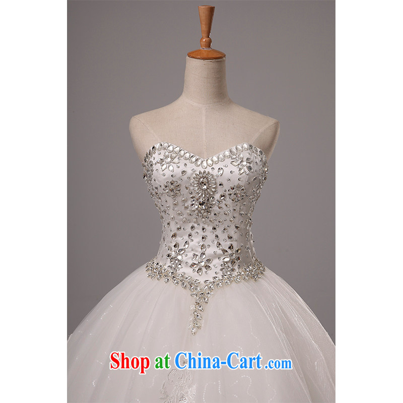 The beautiful summer yarn new erase chest wedding elegant heart-shaped chest wipe for a purely manual the drill Korean-style beauty tie bridal wedding factory direct custom white can be customized, beautiful yarn (nameilisha), and, on-line shopping