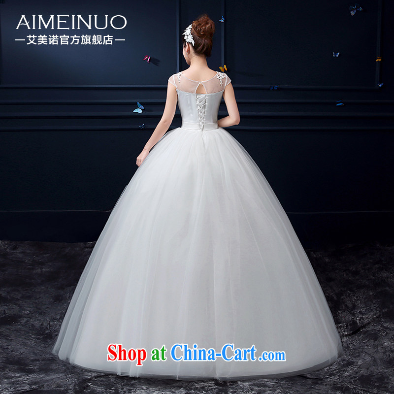 The United States, wedding summer 2015 new Korean Beauty gauze lace shoulders Princess package shoulder sexy flowers with strap A BH 15 93 white XXL (waist two feet 3) and the US (Imeinuo), online shopping