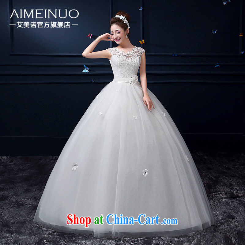 The United States, wedding summer 2015 new Korean Beauty gauze lace shoulders Princess package shoulder sexy flowers with strap A BH 15 93 white XXL (waist two feet 3) and the US (Imeinuo), online shopping