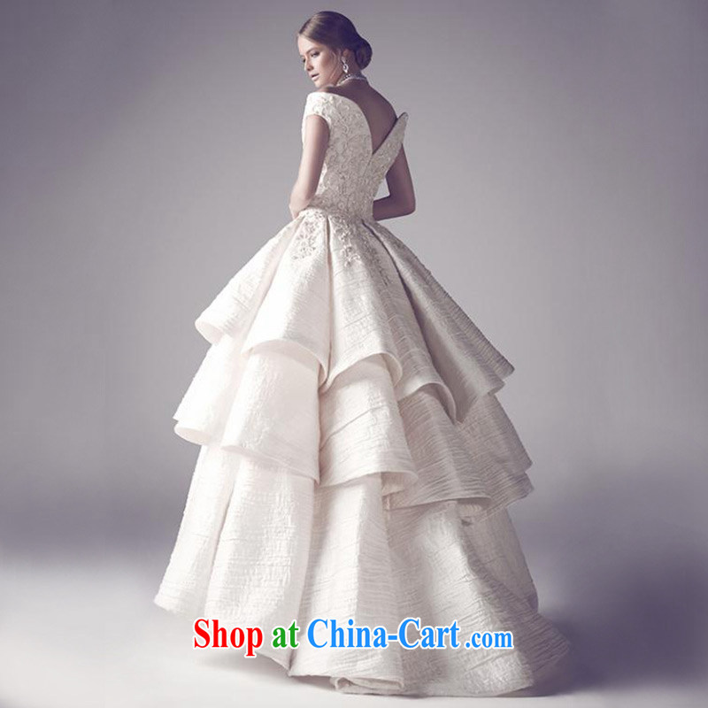 The bride's wedding dresses new 2015 high-end design-tail wedding a shoulder 2596 tailored plus 20 per cent, and the bride, shopping on the Internet