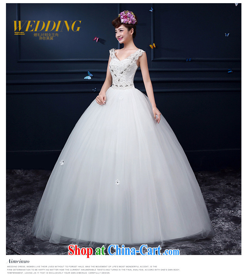 The United States, wedding summer 2015 new Korean bridal beauty V collar double-shoulder lace flowers Princess with yarn strap A BH 15 89 white XXL (waist two feet 3) pictures, price, brand platters! Elections are good character, the national distribution, so why buy now enjoy more preferential! Health