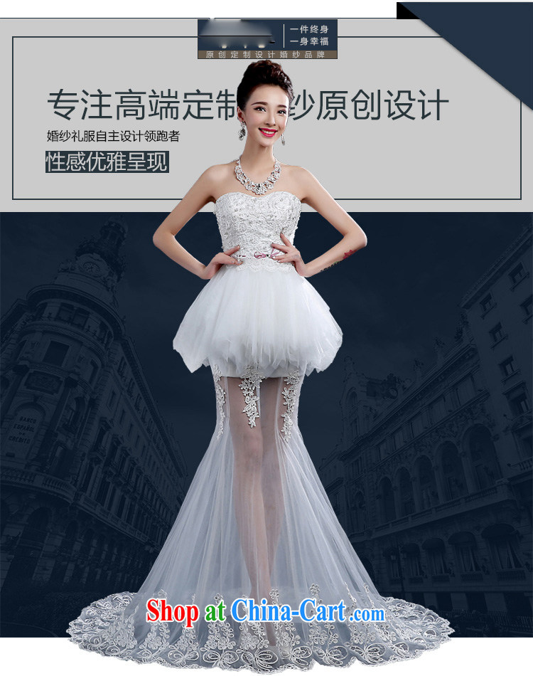 2015 bridal upscale Custom Field shoulder bare chest straps spring wedding dresses red stylish long-tail luxury photography, new white M pictures, price, brand platters! Elections are good character, the national distribution, so why buy now enjoy more preferential! Health
