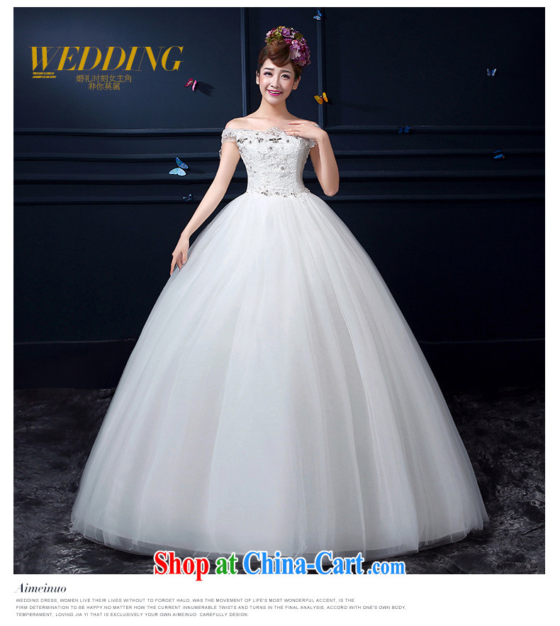 The United States, wedding dresses summer 2015 new bride Korean Beauty retro a shoulder with wedding band A BH 15 91 white XXL (waist two feet 3) pictures, price, brand platters! Elections are good character, the national distribution, so why buy now enjoy more preferential! Health