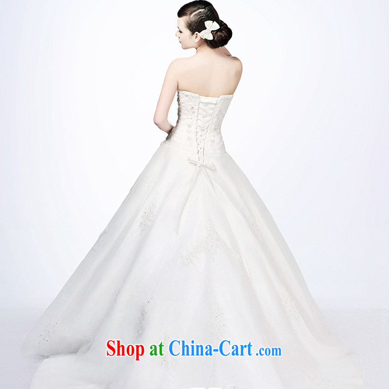 Garden Advanced Custom Deluxe professional wedding dresses Korean long-tail 2015 new H 694 with Paragraph 173 - L, garden, shopping on the Internet