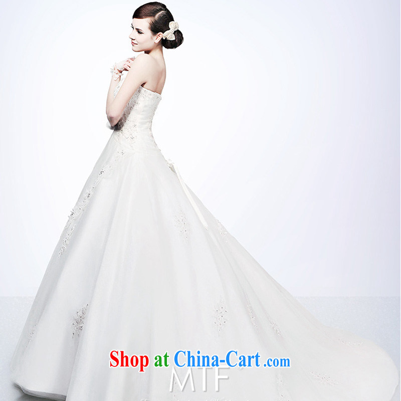 Garden Advanced Custom Deluxe professional wedding dresses Korean long-tail 2015 new H 694 with Paragraph 173 - L, garden, shopping on the Internet