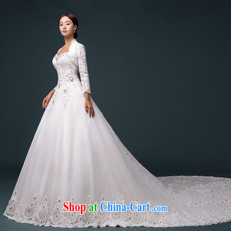 The Greek Cypriot, Mona Lisa (XILUOSHA) bridal wedding two-piece wedding wiped his chest long-sleeved 2015 New High-tail high-end custom wedding privilege, XL, the Greek Cypriot, Mona Lisa (XILUOSHA), online shopping
