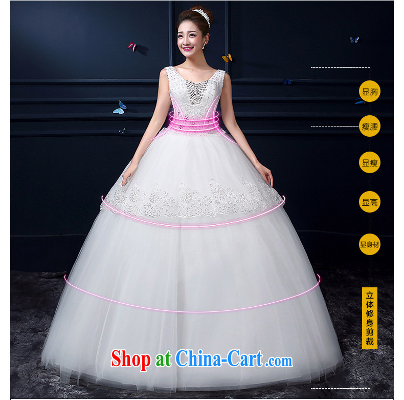 The United States, wedding dresses summer 2015 new Korean gauze shoulders with bridal graphics thin wedding lace flower parquet drill A BH 15 92 white XXL (waist two feet 3) pictures, price, brand platters! Elections are good character, the national distribution, so why buy now enjoy more preferential! Health