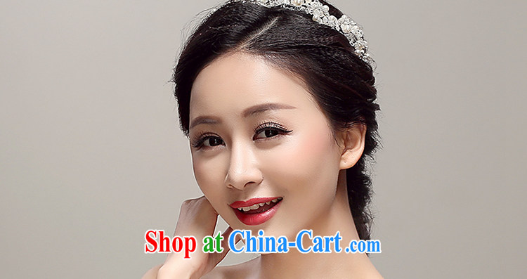 Beautiful ornaments 2015 new bridal headdress Korean-style only the US Pearl water drilling Crown wedding hair accessories wedding accessories the white pictures, price, brand platters! Elections are good character, the national distribution, so why buy now enjoy more preferential! Health