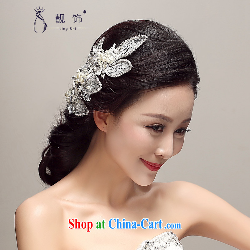 Beautiful ornaments 2015 new bridal head-dress Korean-style floral water drilling alloy Crown wedding dresses accessories accessories in white, beautiful ornaments JinGSHi), shopping on the Internet