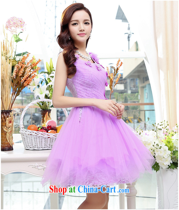 According to Tony BLAIR's - 20,154 quarter new Korean beauty, air-neck sleeveless style shaggy 100 stylish and dress wedding dress female light purple XL pictures, price, brand platters! Elections are good character, the national distribution, so why buy now enjoy more preferential! Health