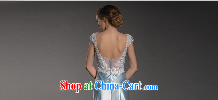 A lifetime by spring 2015 new Cinderella sea blue dress Deep V collar lace decals bridal gown 402401405 blue XL code 20 days pre-sale pictures, price, brand platters! Elections are good character, the national distribution, so why buy now enjoy more preferential! Health