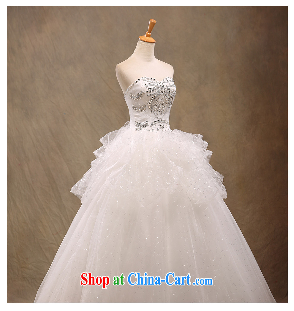 The beautiful yarn wiped his chest, wedding A with Korean Beauty tied with graphics thin brides with drill marriage wedding dresses 2015 New factory direct made white customizable pictures, price, brand platters! Elections are good character, the national distribution, so why buy now enjoy more preferential! Health