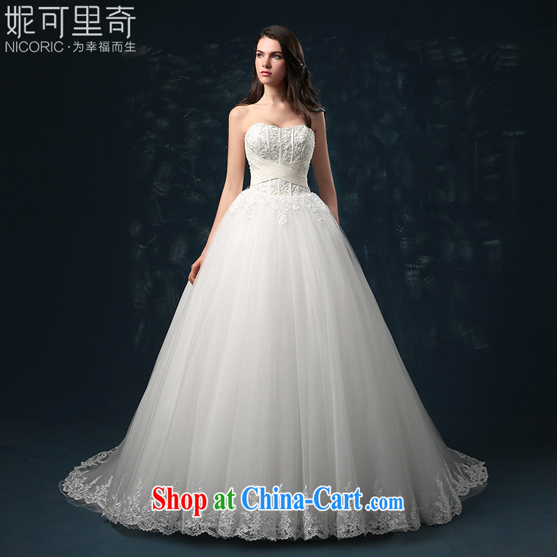 2015 new dual-shoulder V collar floral Evening Dress bridal toast serving long high-end bridesmaid clothing dresses summer white XXL _3 - 5 Day Shipping_