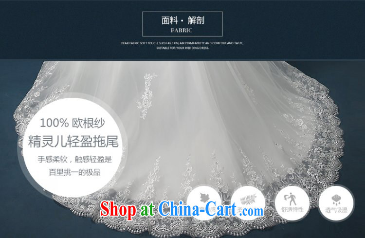 wedding dresses 2015 new summer wiped his chest bridal tail wedding tie flowers wedding dress high-end custom white XXL (3 - 5 day shipping) pictures, price, brand platters! Elections are good character, the national distribution, so why buy now enjoy more preferential! Health
