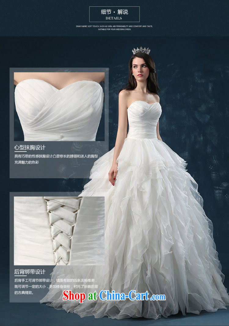 wedding dresses 2015 new summer to align the code wedding bride's bare chest strap wedding dress continental high-end shaggy dress white XXL (3 - 5 day shipping) pictures, price, brand platters! Elections are good character, the national distribution, so why buy now enjoy more preferential! Health