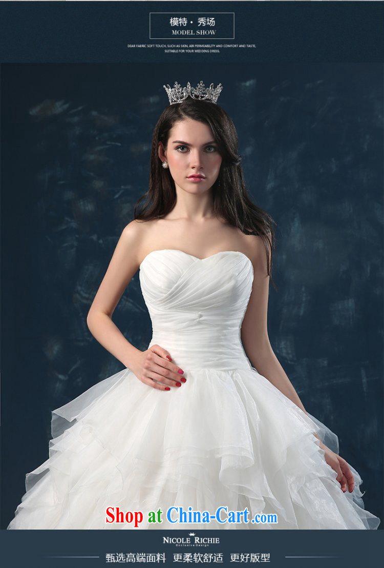 wedding dresses 2015 new summer to align the code wedding bride's bare chest strap wedding dress continental high-end shaggy dress white XXL (3 - 5 day shipping) pictures, price, brand platters! Elections are good character, the national distribution, so why buy now enjoy more preferential! Health