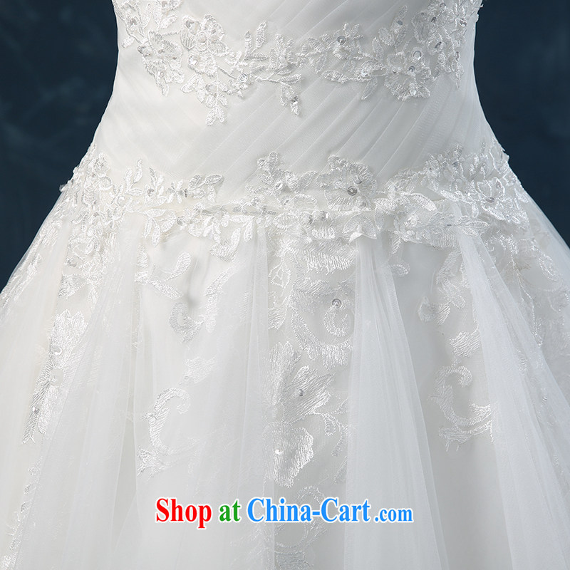 Bridal Suite 2015 new summer bride married Mary Magdalene chest small tail beauty graphics thin lace the code binding with shaggy skirts white XXL (3 - 5 Day Shipping), Nicole Kidman (Nicole Richie), online shopping