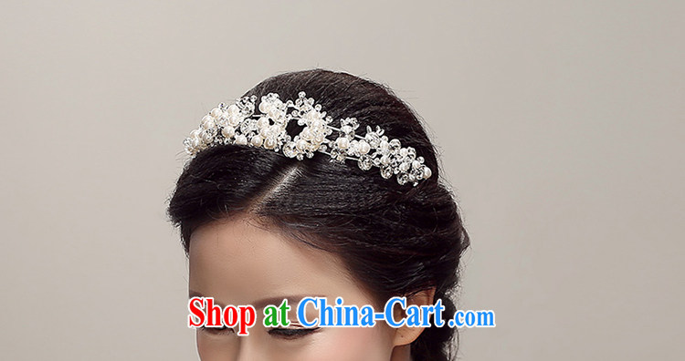 Beautiful jewelry bridal jewelry Korean-style sweet Pearl water drilling crown and ornaments, clamp Crown wedding accessories, Crown white pictures, price, brand platters! Elections are good character, the national distribution, so why buy now enjoy more preferential! Health