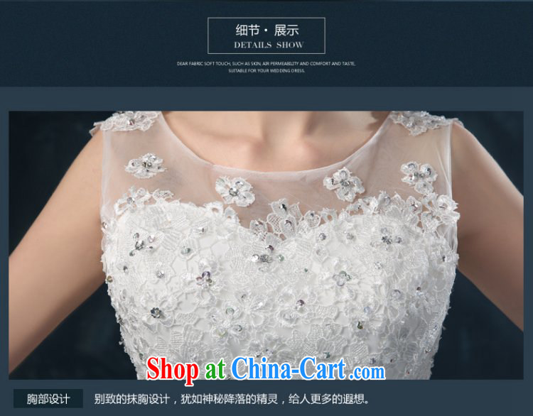 2015 new wedding dresses summer bridal wedding dress with bare chest wedding double shoulder strap large code flowers parquet drill white XXL (3 - 5 day shipping) pictures, price, brand platters! Elections are good character, the national distribution, so why buy now enjoy more preferential! Health