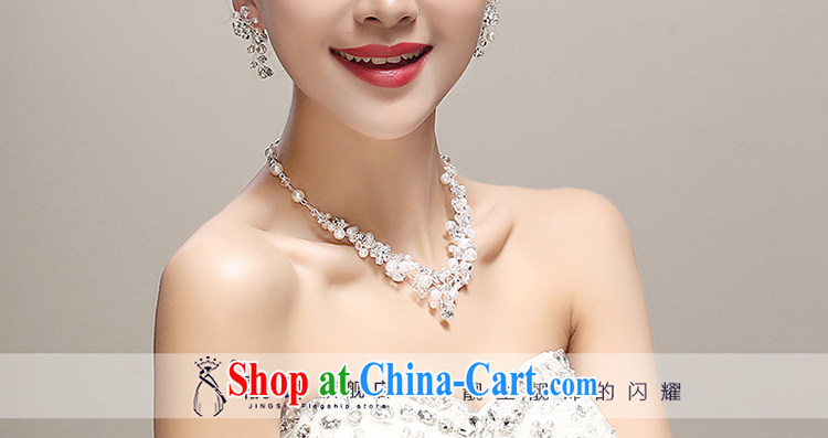 Beautiful ornaments manual new, Pearl water drilling bridal Crown hair clamp hair accessories necklaces earrings 3 piece white pictures, price, brand platters! Elections are good character, the national distribution, so why buy now enjoy more preferential! Health