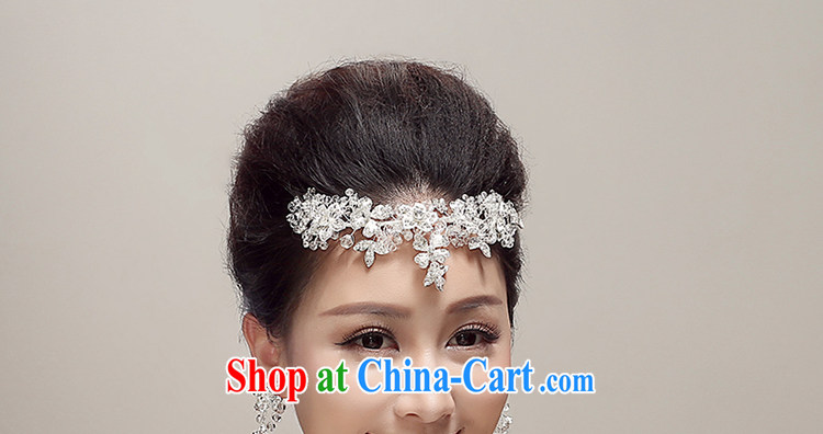 Beautiful ornaments 2015 new Korean-style water drilling sweet head-dress bridal wedding Crown necklace earrings 3 piece white pictures, price, brand platters! Elections are good character, the national distribution, so why buy now enjoy more preferential! Health
