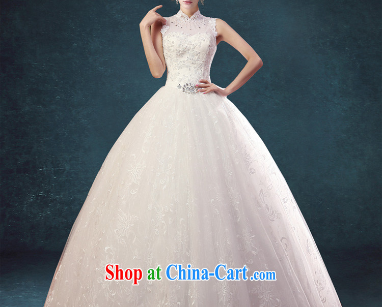 Connie crackdown new stylish Korean version, for package shoulder wedding dresses US and South Korean Beauty graphics thin straps with high collar lace white tailored final 7 day pictures, price, brand platters! Elections are good character, the national distribution, so why buy now enjoy more preferential! Health