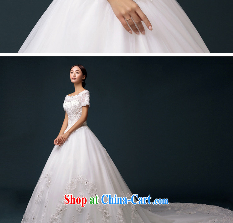The Greek, Elizabeth (XILUOSHA) brides field shoulder lace cuff, wedding high-end high-tail strap wedding dresses 2015 new white XL pictures, price, brand platters! Elections are good character, the national distribution, so why buy now enjoy more preferential! Health