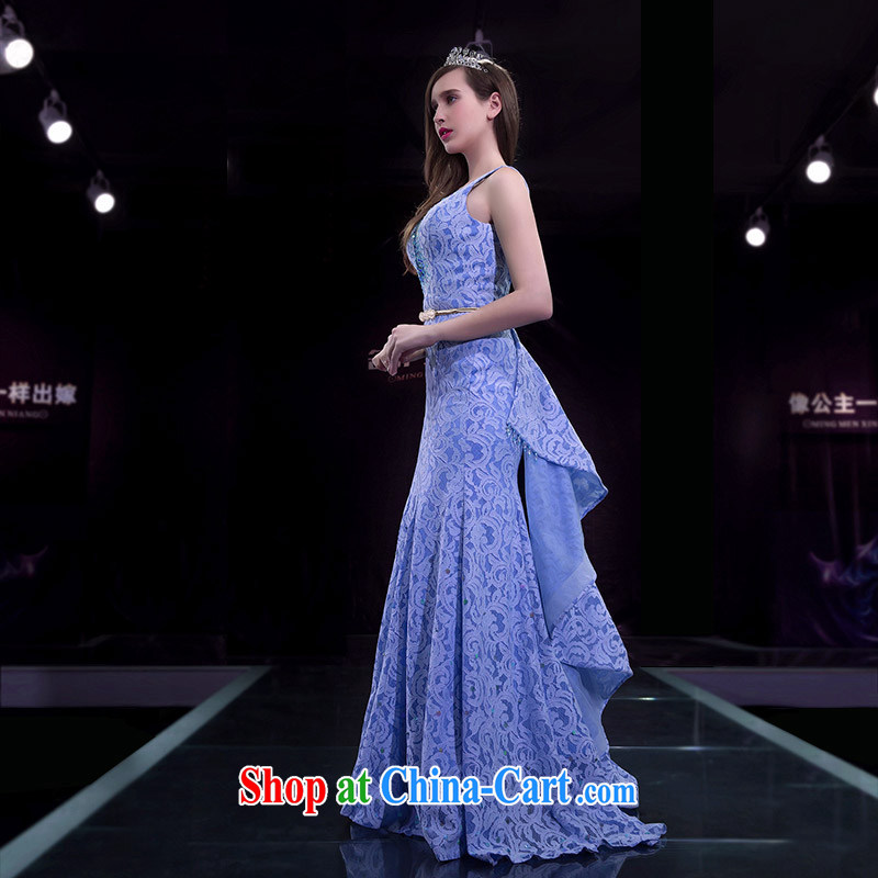 The bridal dress wedding dresses spring 2015 at Merlion dress small blue Tail 2242 purple XL pre-sale 7 days, the bride, shopping on the Internet