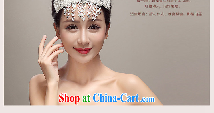 Beautiful ornaments 2015 new Japan-ROK lace bridal head-dress and elegant diamond jewelry beautiful wedding dresses accessories wedding supplies white pictures, price, brand platters! Elections are good character, the national distribution, so why buy now enjoy more preferential! Health
