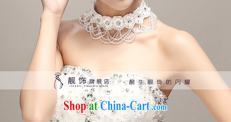 Beautiful ornaments 2015 new bridal head-dress lace beaded head-dress necklace two use jewelry wedding dresses with white picture, price, brand platters! Elections are good character, the national distribution, so why buy now enjoy more preferential! Health