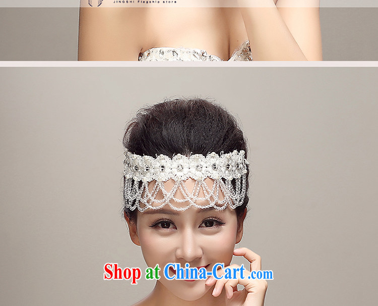 Beautiful ornaments 2015 new bridal head-dress lace beaded head-dress necklace two use jewelry wedding dresses with white picture, price, brand platters! Elections are good character, the national distribution, so why buy now enjoy more preferential! Health