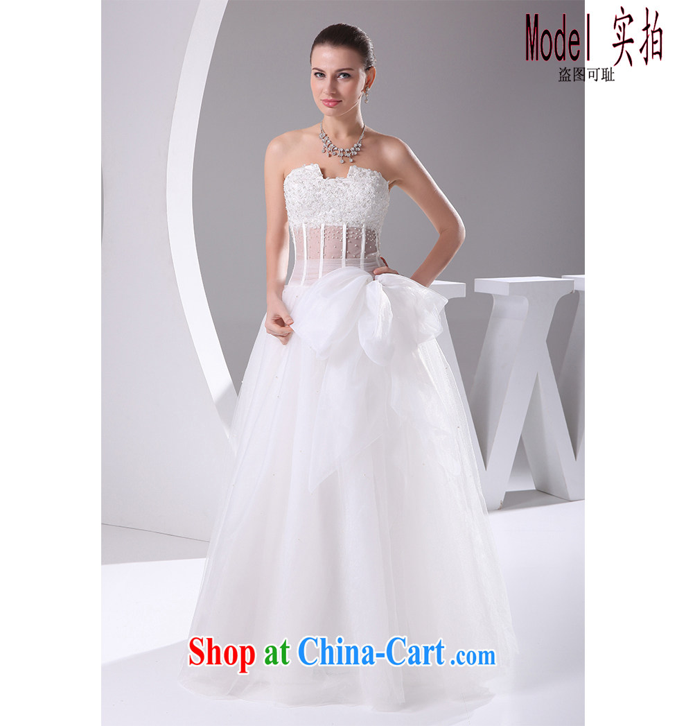 The beautiful yarn new, sense of perspective with heydays marriage a direct order 2015 Korean beauty with Pearl lace A with graphics thin wedding dresses white customizable pictures, price, brand platters! Elections are good character, the national distribution, so why buy now enjoy more preferential! Health