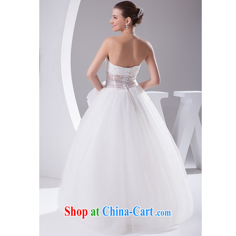 The beautiful yarn new, sense of perspective with heydays marriage a direct made 2015 Korea-bound beauty with Pearl lace A with graphics thin wedding dresses white can be customized, beautiful yarn (nameilisha), online shopping
