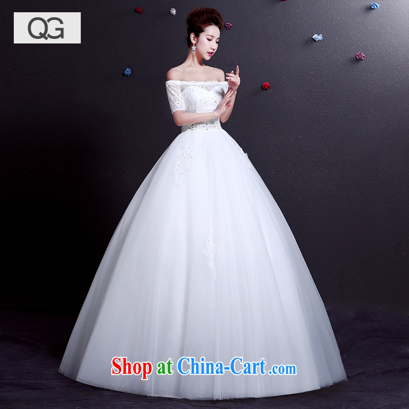 wedding dresses the Field shoulder new 2015 Summer Band to align graphics thin bridal red wedding white XXL, dumping the woman, shopping on the Internet