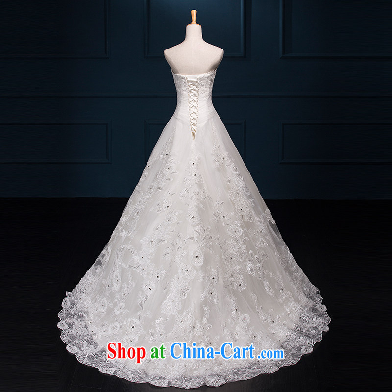 It is not the JUSERE high-end wedding dresses bridal wedding dress with small-tail Princess dress with diamond wedding lace-covered shoulders leak back shaggy dress white tailored, it is set to, and shop on the Internet