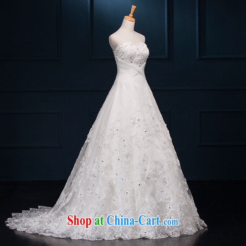 It is not the JUSERE high-end wedding dresses bridal wedding dress with small-tail Princess dress with diamond wedding lace-covered shoulders leak back shaggy dress white tailored, it is set to, and shop on the Internet