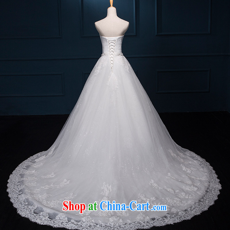 It is not the JUSERE high-end wedding dresses bridal wedding dress with small-tail Princess dress with wedding dresses simple gorgeous buds Silk Dresses wiped his chest white tailored, it is set to, and shopping on the Internet
