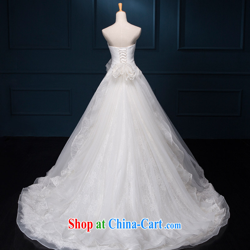 It is not the JUSERE high-end wedding dresses bridal wedding dress with small-tail Princess dress with wedding wiped his chest low chest shaggy skirt flouncing off white tailored, it is set to, and shop on the Internet