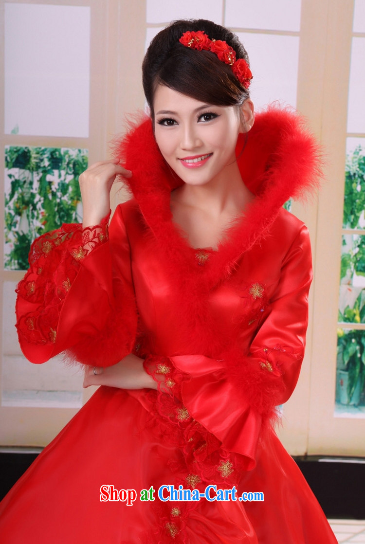 Yong-yan and elegant atmosphere 2015 new winter clothes folder cotton wedding dresses long sleeved winter, wedding dresses red 4026 red XXXL no final pictures, price, brand platters! Elections are good character, the national distribution, so why buy now enjoy more preferential! Health