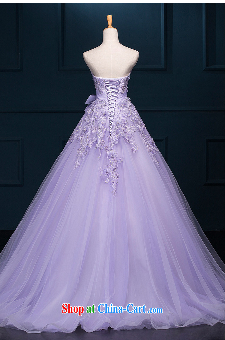 It is the JUSERE high-end wedding dresses dream purple bridal wedding dress with small tail Princess dress with wedding, bow-tie with a purple tailored pictures, price, brand platters! Elections are good character, the national distribution, so why buy now enjoy more preferential! Health
