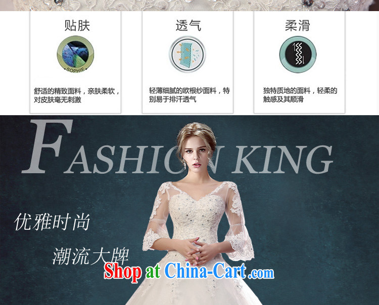 Kou Connie Korean version 2015 New Field shoulder water drilling lace wedding Princess cuff in deep V graphics thin with wedding dresses white tailored final 7 days, pictures, price, brand platters! Elections are good character, the national distribution, so why buy now enjoy more preferential! Health
