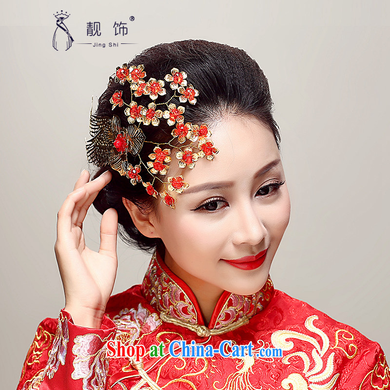Beautiful ornaments 2015 new bride's classical-su Wo service and use phoenix with Phoenix Crown ancient hair accessories red, beautiful ornaments JinGSHi), shopping on the Internet