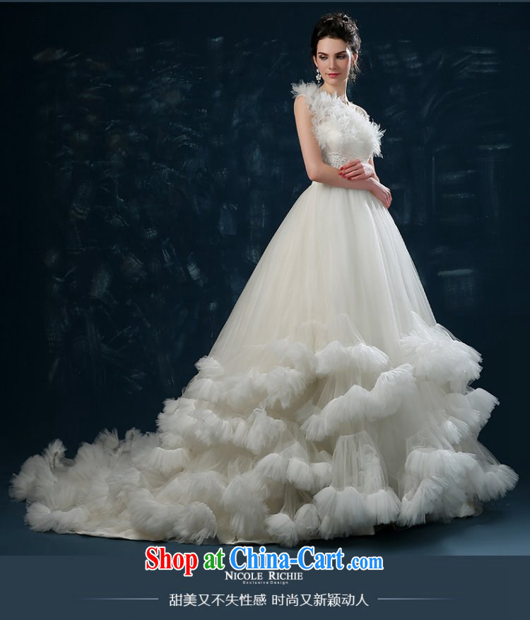 wedding dresses 2015 new summer high-end European and American cloud tail wedding single shoulder wiped chest bridal wedding band female white XXL (3 - 5 day shipping) pictures, price, brand platters! Elections are good character, the national distribution, so why buy now enjoy more preferential! Health