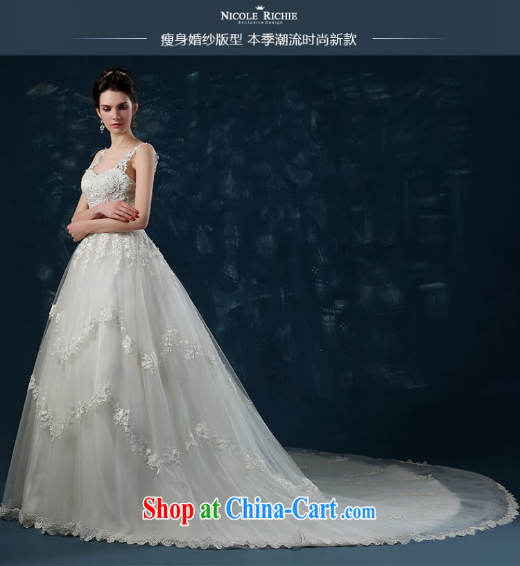 Wedding summer 2015 new dual-shoulder lace-tail wedding summer wedding dress bridal wedding, tie wedding white XXL (3 - 5 day shipping) pictures, price, brand platters! Elections are good character, the national distribution, so why buy now enjoy more preferential! Health