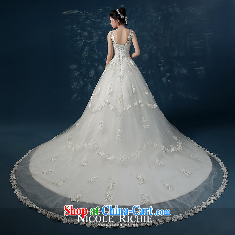 Wedding summer 2015 new dual-shoulder lace-tail wedding summer wedding dress bridal wedding, tie wedding white XXL (3 - 5 Day Shipping), Nicole Kidman (Nicole Richie), and, on-line shopping