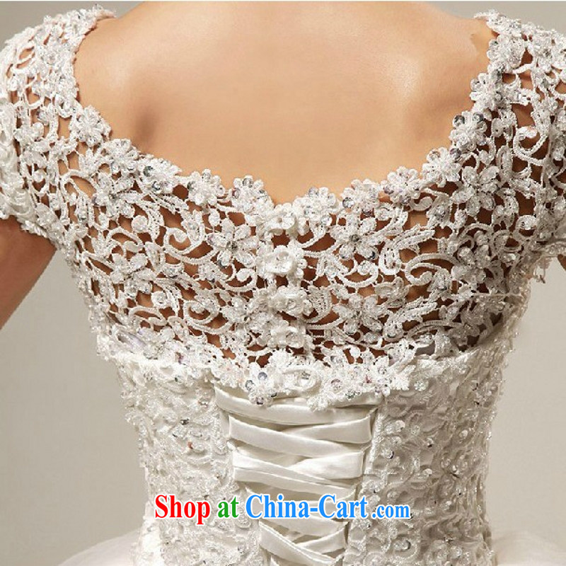 Yong-yan and 2015 new wedding dresses antique palace sweet Princess Openwork design a field shoulder straps bridal wedding white. size will not be refunded, Yong Yan good offices, shopping on the Internet