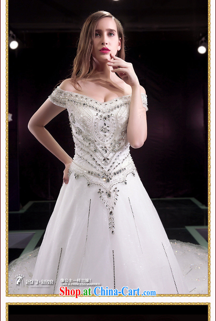 The bride's wedding dresses new 2015 a shoulder-tail wedding bridal wedding custom 2585 XL pre-sale 10 days pictures, price, brand platters! Elections are good character, the national distribution, so why buy now enjoy more preferential! Health