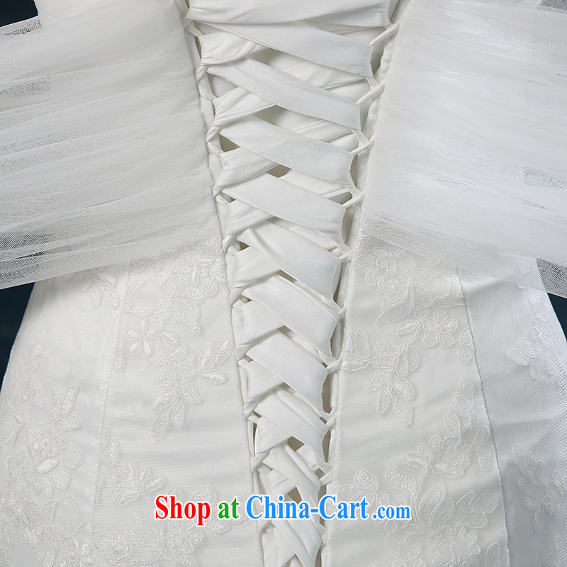 Wedding 2015 new summer bridal crowsfoot wedding-waist wedding lace-tail wedding shoulders bare chest strap white XXL (3 - 5 Day Shipping), Nicole Kidman (Nicole Richie), online shopping