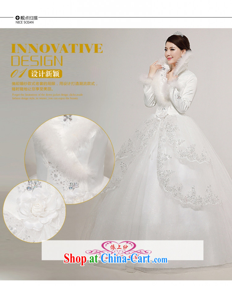 Yong-yan and wedding dresses new 2015 Korean lace long-sleeved with wedding Princess the bride the code winter quilted wedding white. size is not final pictures, price, brand platters! Elections are good character, the national distribution, so why buy now enjoy more preferential! Health