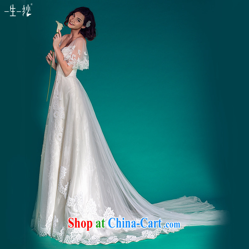 A pregnant woman by wedding package shoulder thick mm larger tail wedding summer 2015 sleeves removable 401501344 white XXL code 30 days pre-sale, a yarn, shopping on the Internet